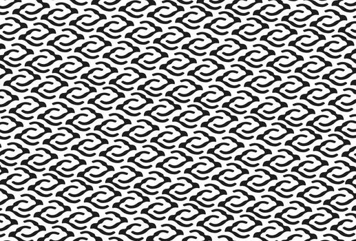 plantilla de diseño de patrón con motivo de adorno. textil repetido y sin costuras. gráfico decorativo en estilo plano vector