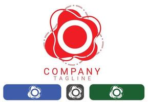 Creative O letter logo and icon design template vector
