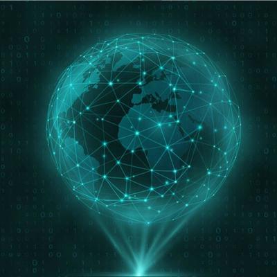 Network and data exchange over planet earth in space virtual spa
