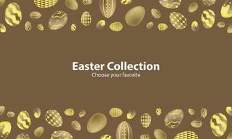 happy easter egg bunny rabbit background logo icon vector wallpaper  flat art poster template vector