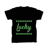 Happy ST. Patrick's day  T-shirt designs vector