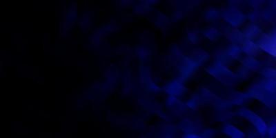 Telón de fondo de vector azul oscuro con líneas dobladas.