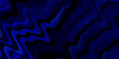 Dark BLUE vector background with bows.