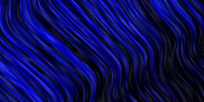 Dark BLUE vector pattern with lines.