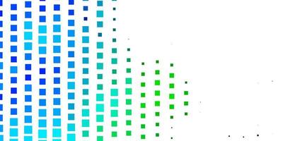 Light Blue, Green vector layout with lines, rectangles.