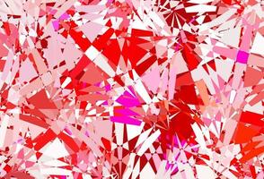 Light Red vector texture with random triangles.