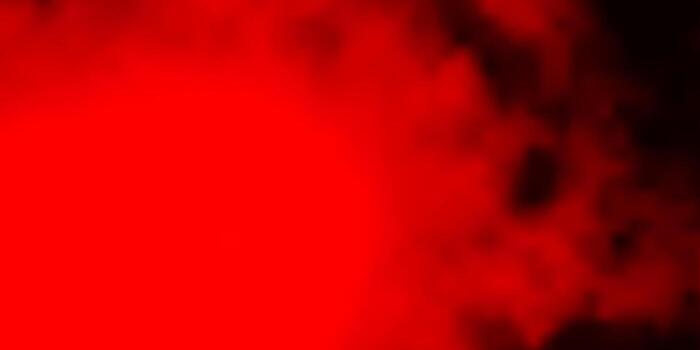 Dark Orange vector pattern with clouds.