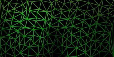 Dark green, yellow vector geometric polygonal design.