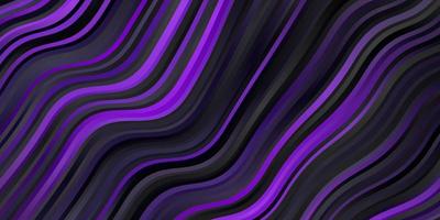 Dark Purple vector template with wry lines.