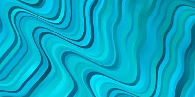 Light BLUE vector background with bent lines.