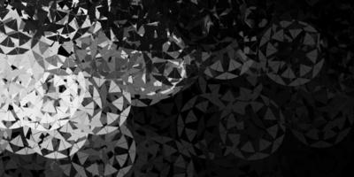 Dark gray vector pattern with polygonal shapes.