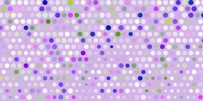 Light pink, green vector backdrop with dots.