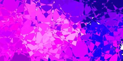 Light Purple, Pink vector background with polygonal forms.