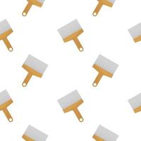 paint brush seamless pattern vector