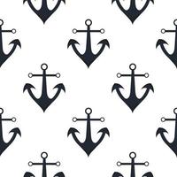 anchor seamless pattern with sailing theme vector