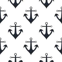 anchor seamless pattern with sailing theme vector