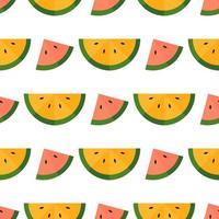 watermelon seamless pattern vector