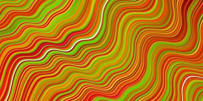 Dark Multicolor vector pattern with curves.