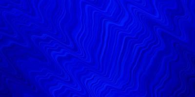 patrón de vector azul claro con curvas.
