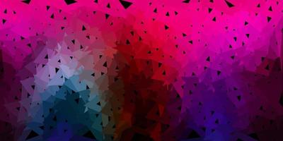 Dark multicolor vector gradient polygon design.