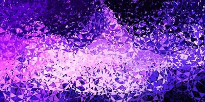 Light purple vector background with triangles.