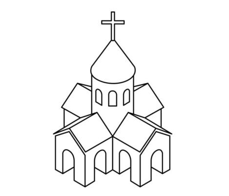 Church Outline Vector Art, Icons, and Graphics for Free Download