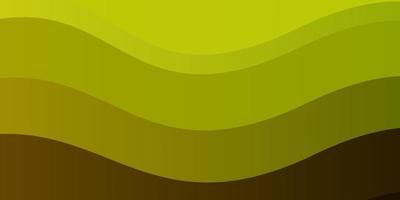 Light Green, Yellow vector layout with wry lines.