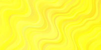 Light Yellow vector pattern with lines.