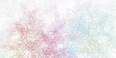 Light multicolor vector background with random forms.