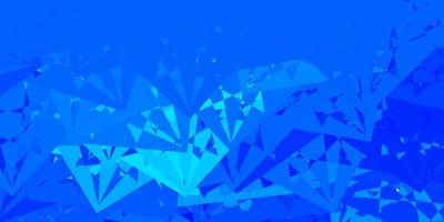 Light BLUE vector background with triangles.