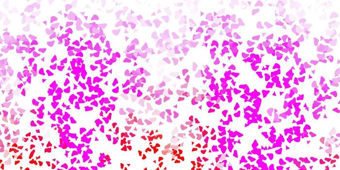 Light pink vector pattern with abstract shapes.
