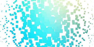 Light Blue, Green vector backdrop with rectangles.