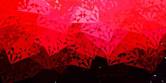 Light Pink, Red vector background with polygonal forms.