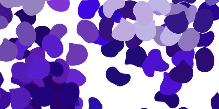 Light purple vector background with random forms.