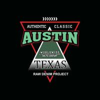 Austin texas element of men fashion and modern city in typography graphic design.Vector illustration.Tshirt,clothing,apparel and other uses vector