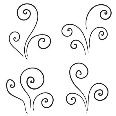 doodle wind illustration vector handrawn style