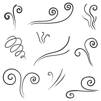 doodle wind illustration vector handrawn style