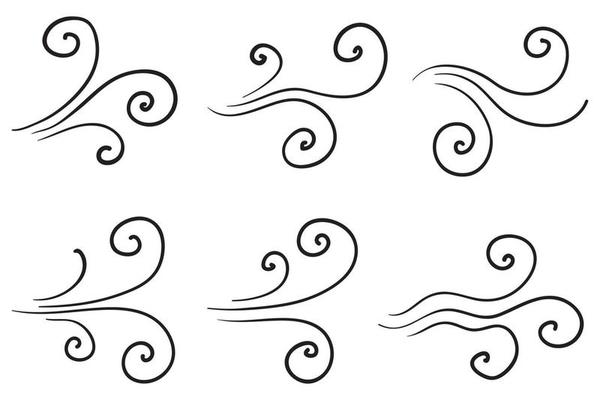 doodle wind illustration vector handrawn style