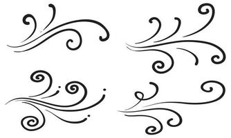 doodle wind illustration vector handrawn style