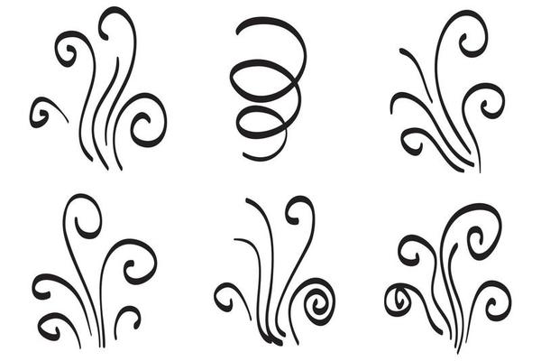 doodle wind illustration vector handrawn style