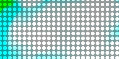 Light Blue, Green vector template with circles.