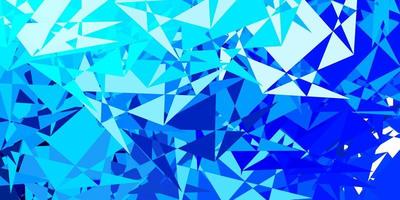 Light BLUE vector backdrop with triangles, lines.