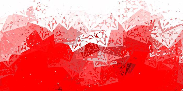 Light Orange vector background with polygonal forms.