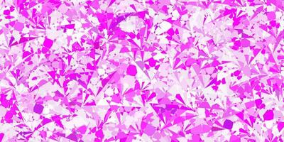 Light Purple, Pink vector background with triangles.