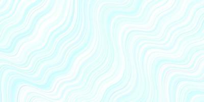 Light BLUE vector background with curved lines.