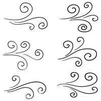 doodle wind illustration vector handrawn style