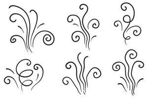 doodle wind illustration vector handrawn style