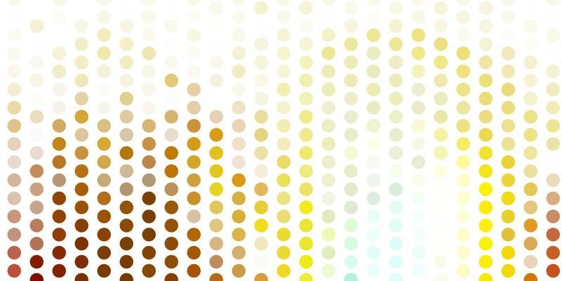 Light blue, yellow vector backdrop with dots.