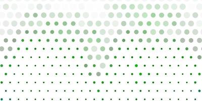 Light green vector pattern with spheres.