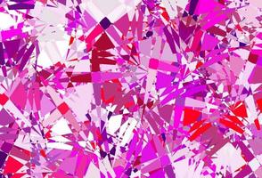 Dark Pink, Yellow vector pattern with polygonal shapes.